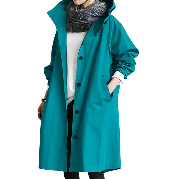 Wasserdichte jacke mit kapuze - armelle