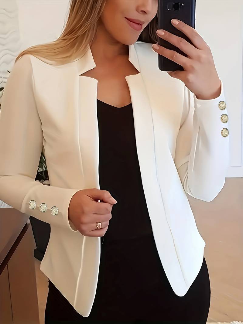 Emma – lässiger langarm-knopfblazer