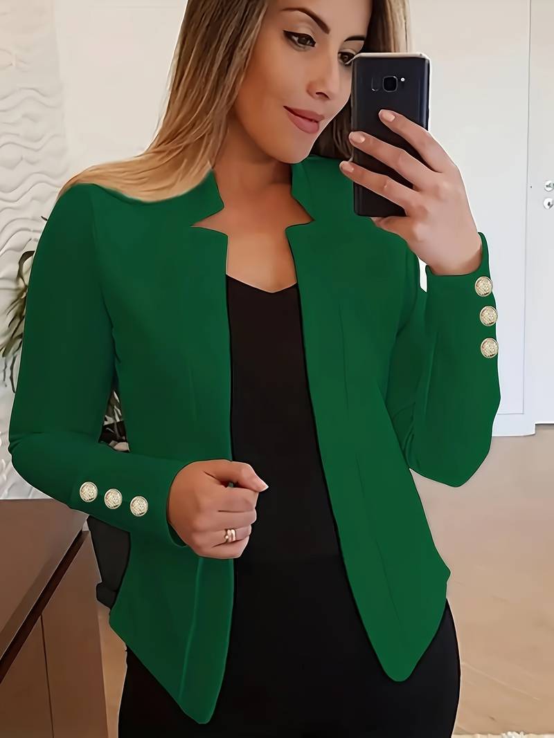 Emma – lässiger langarm-knopfblazer