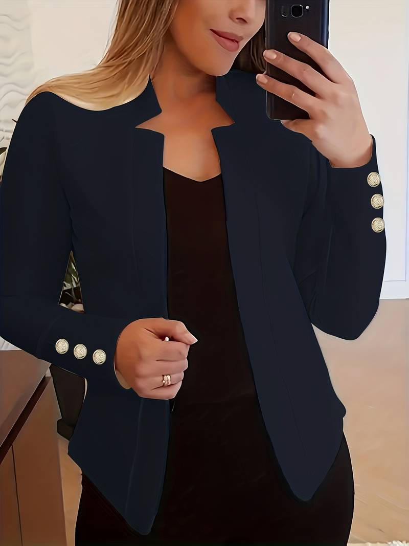 Emma – lässiger langarm-knopfblazer