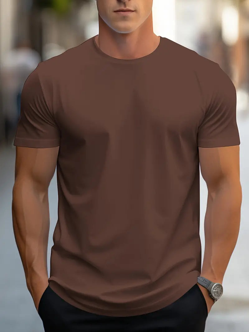 Benjamin – lässiges rundhals-t-shirt für herren