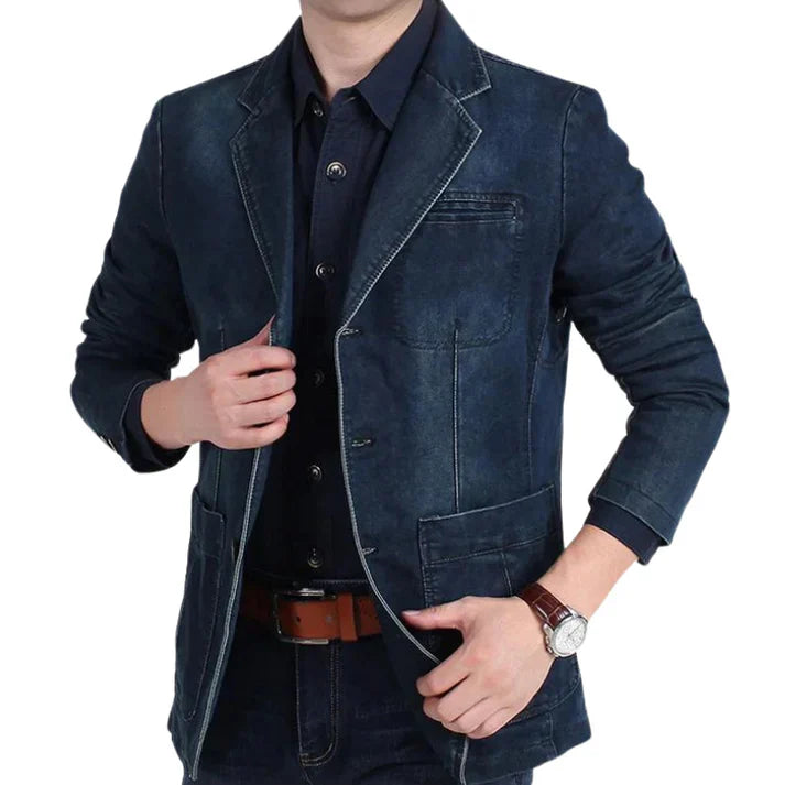 Peter – stylischer jeansblazer