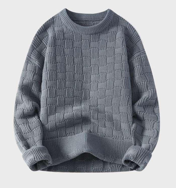 Faelan - klassischer gestrickter herrenpullover