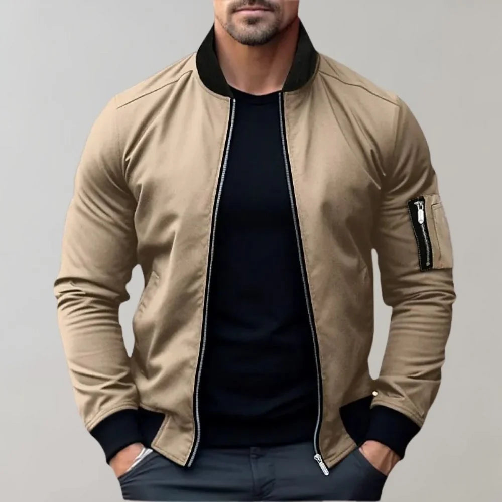 Liam – stylische bomberjacke für herren