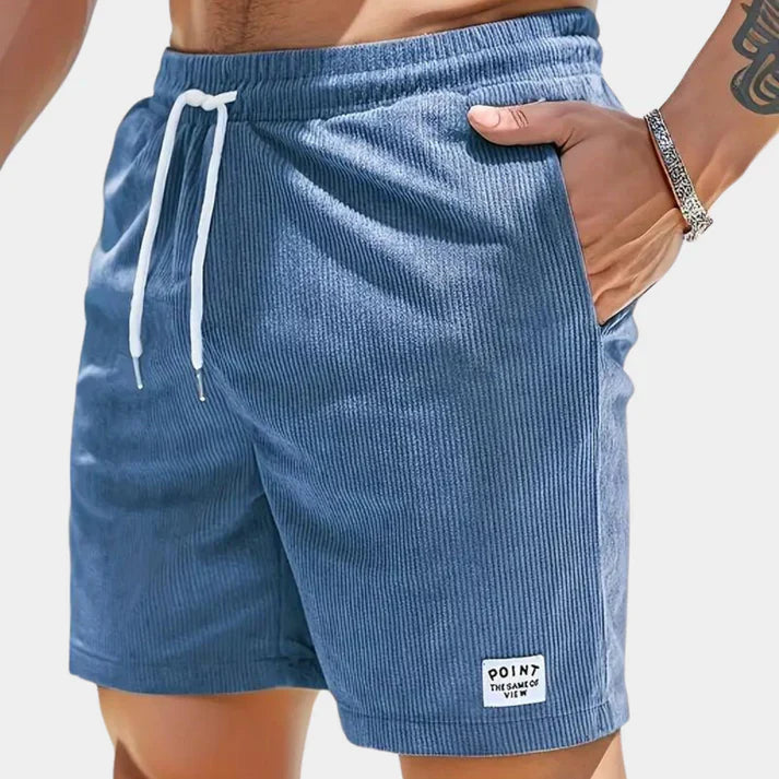 Bequeme - cordsamt-shorts für herren