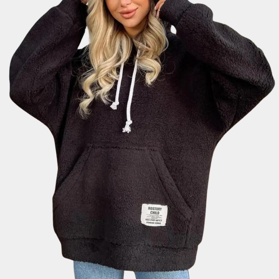 Weicher und warmer hoodie für frauen