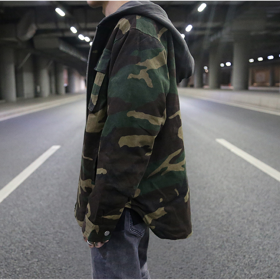 Ethane – trendiger camouflage-hoodie für herren