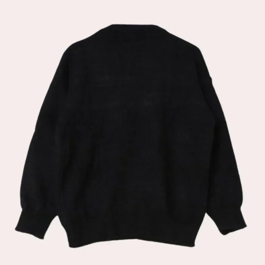 Orsola - klassischer rundhals-pullover für frauen