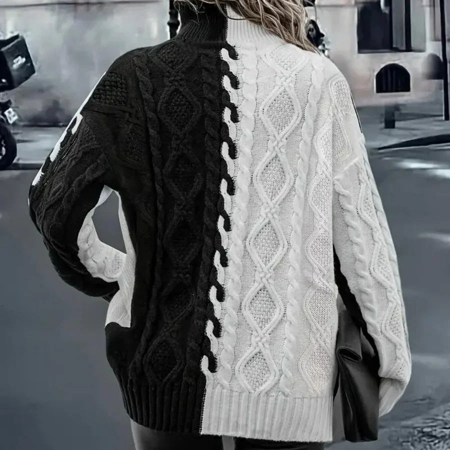 Lujza – eleganter rollkragenpullover für damen