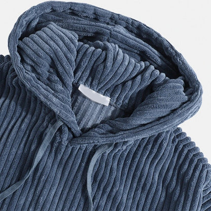 Kapuzenpullover aus geripptem cord - zereno