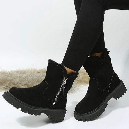 Furboots - superwarme winterstiefel für frauen