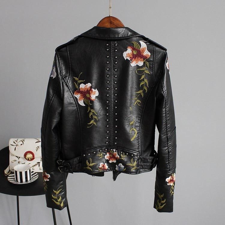 Floralyn-lederjacke