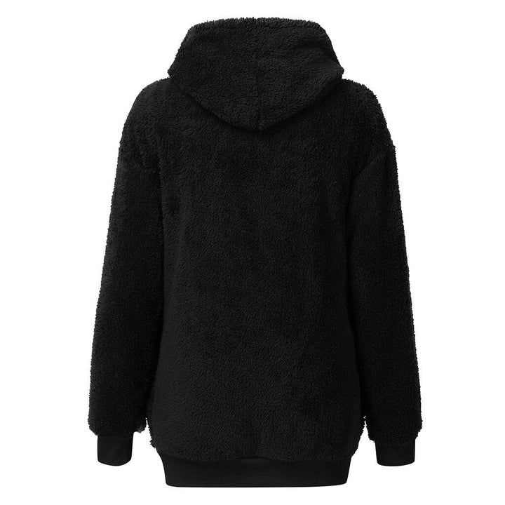 Susi - flauschiges damen-fleece sweatshirt mit kapuze