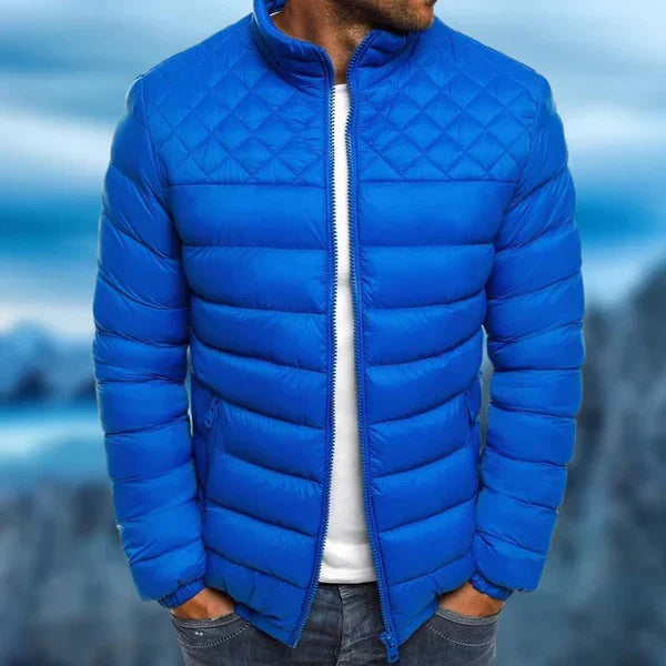 Wattierte wind- und wasserdichte jacke für herren – josef