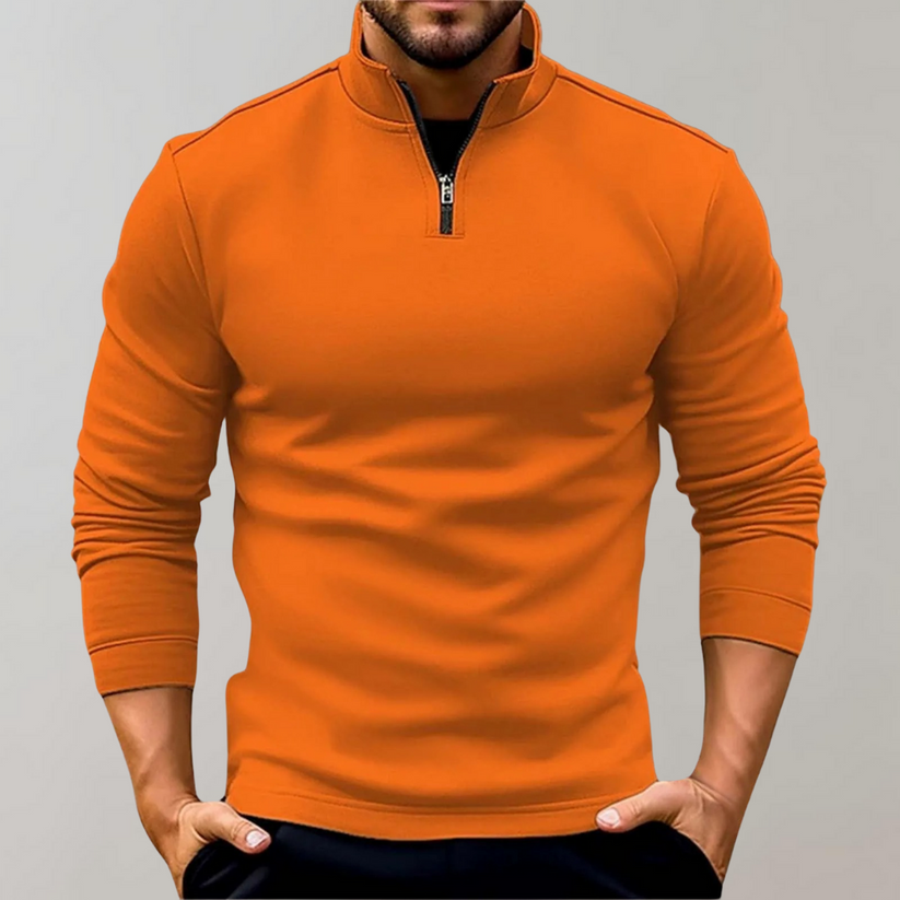 Herrenpullover mit reißverschluss – tag