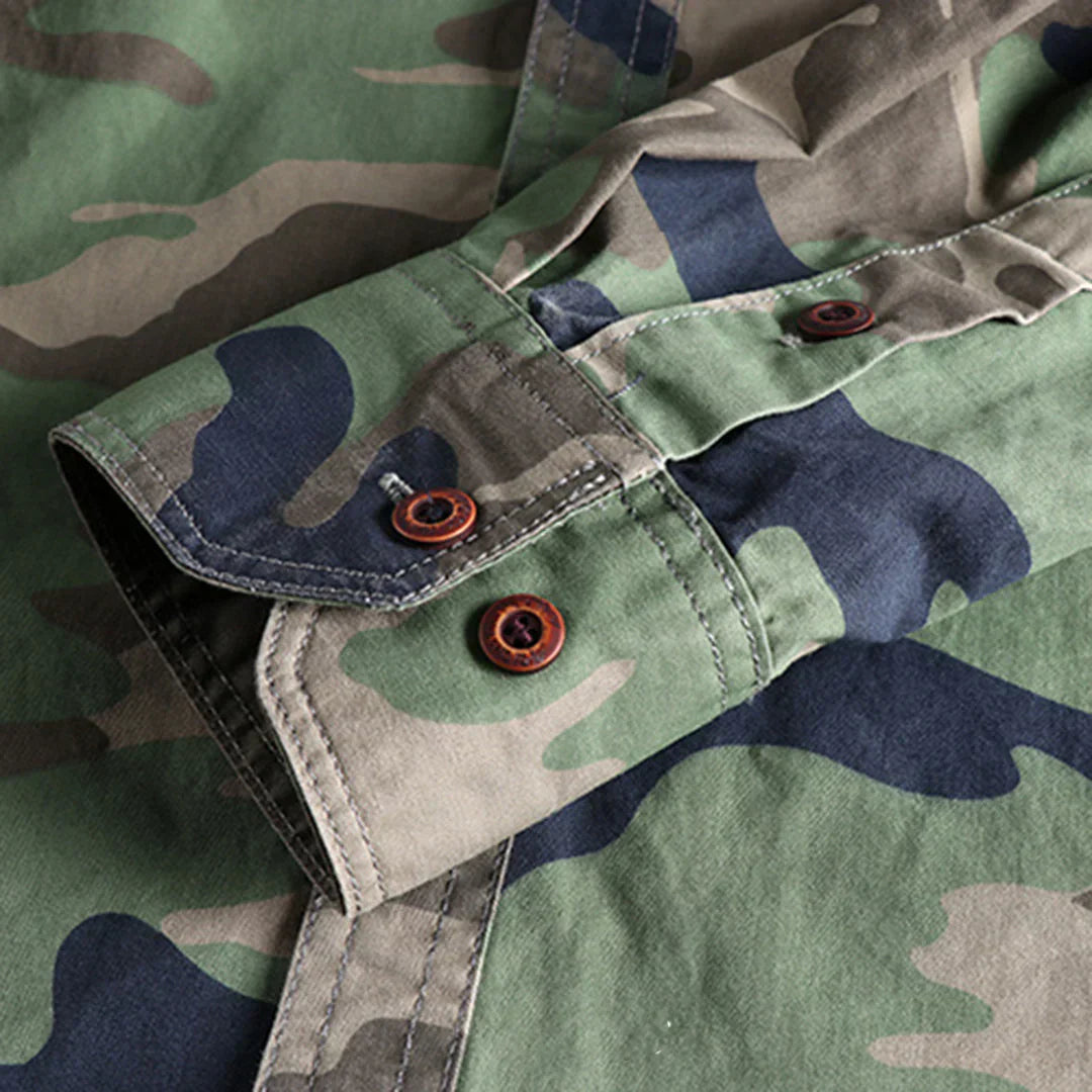 Abel – militär-camouflage-sommerhemd für herren