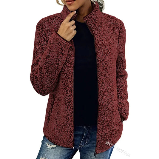 Winter-fleecejacke für damen – tryne