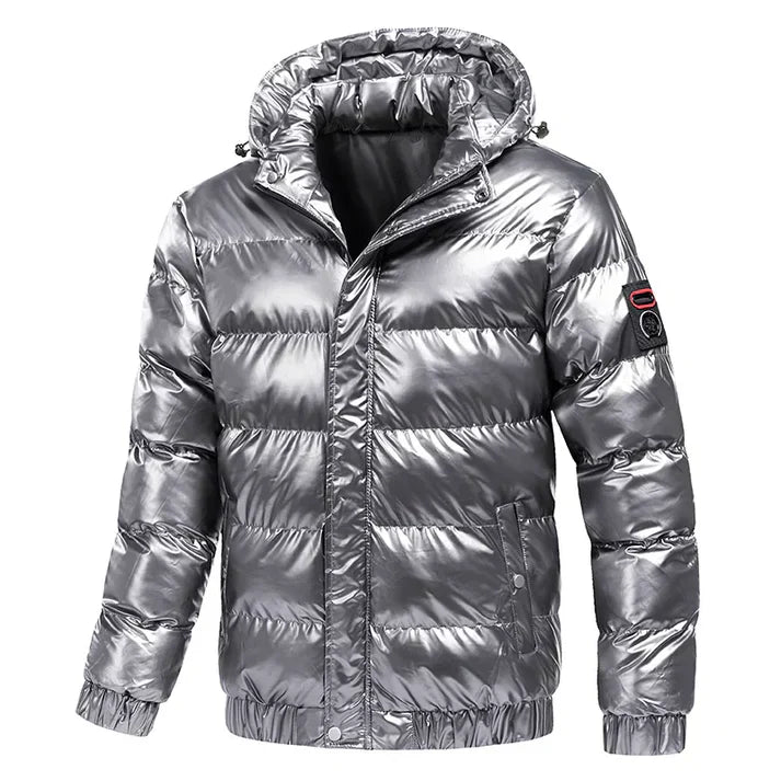 Wattierte winterjacke für herren – lars