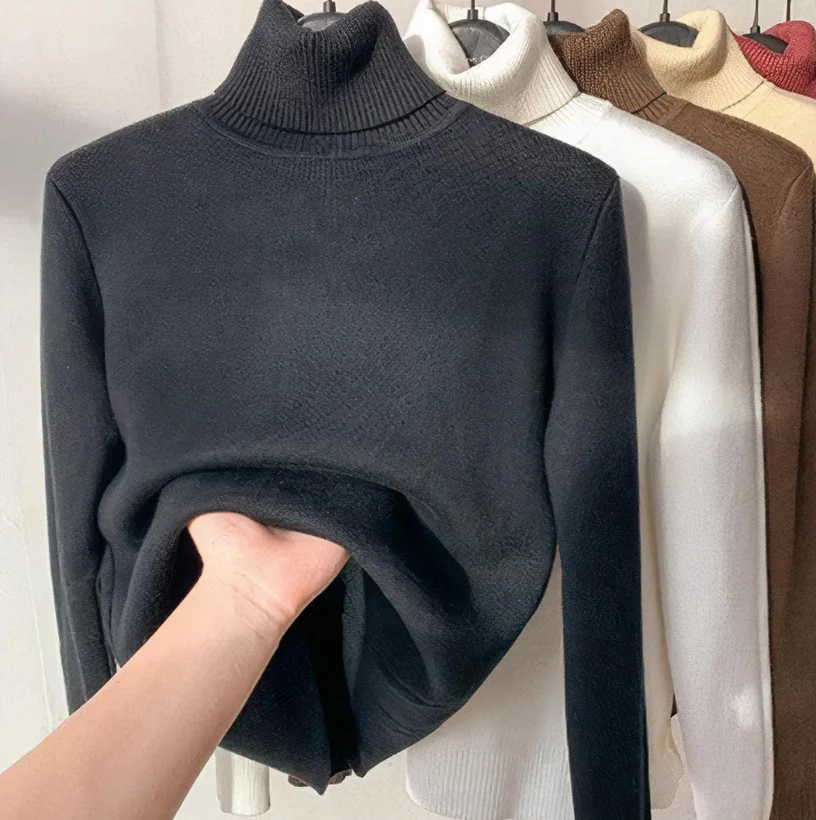 Isabella – eleganter rollkragenpullover für damen