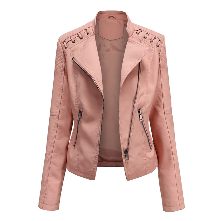 Marie – stylische lederjacke