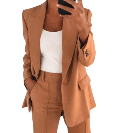 Olivia – blazer-set mit jacke und hose