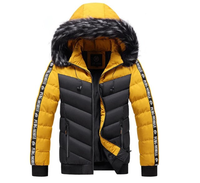 Berno - zweifarbige winterjacke für herren