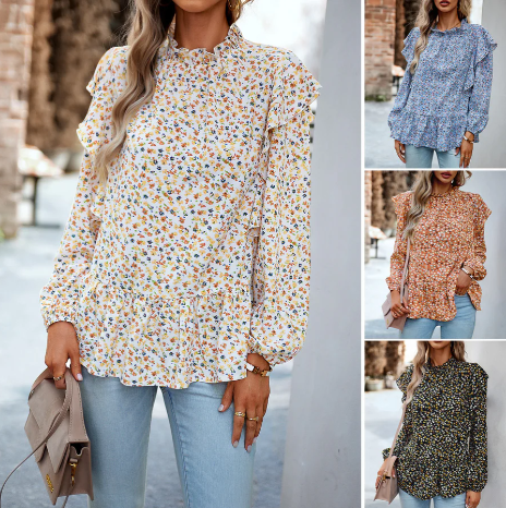 Amelia – blumenshirt für damen