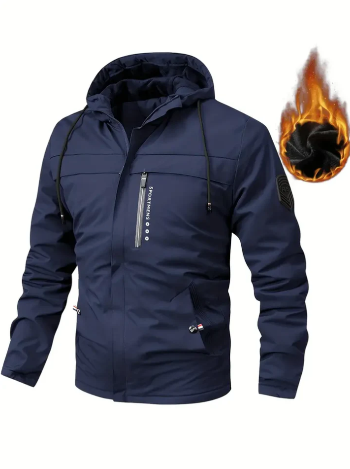 Luis – lässige winterjacke für herren für outdoor-aktivitäten