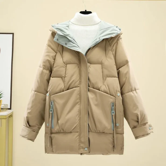 Warme jacke mit kapuze - laurena