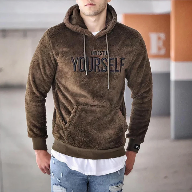 Oliver – plüsch-hoodie für herren