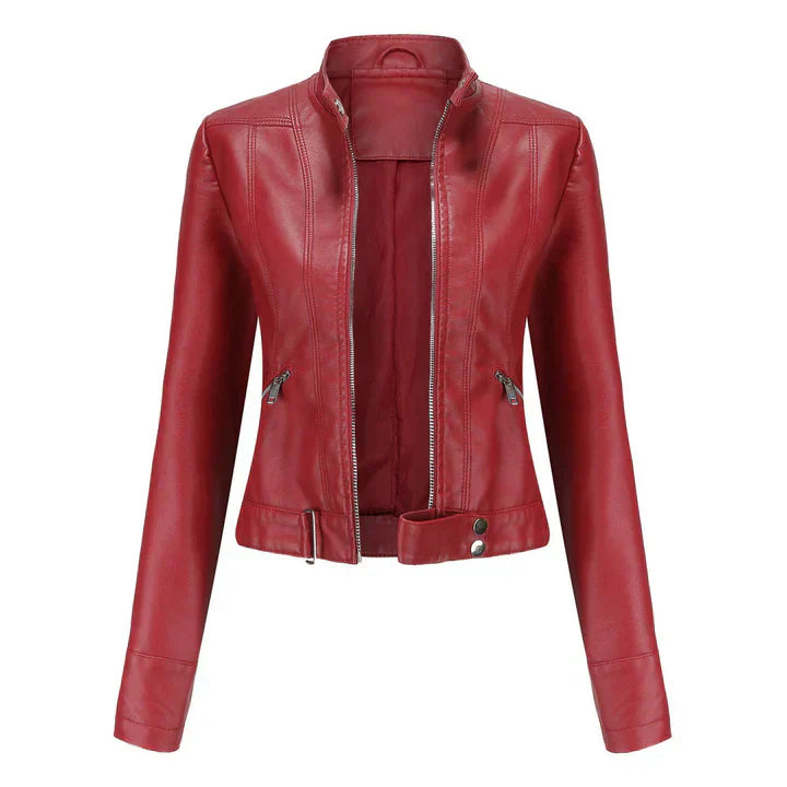 Mandy - elegante lederjacke