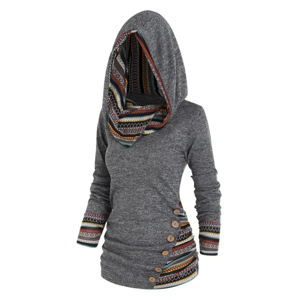 Saymera | lässiger tribal-hoodie