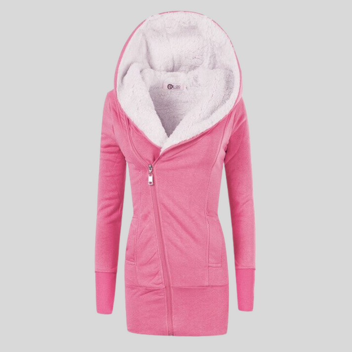 Saskia - damen-winterjacke mit kapuze