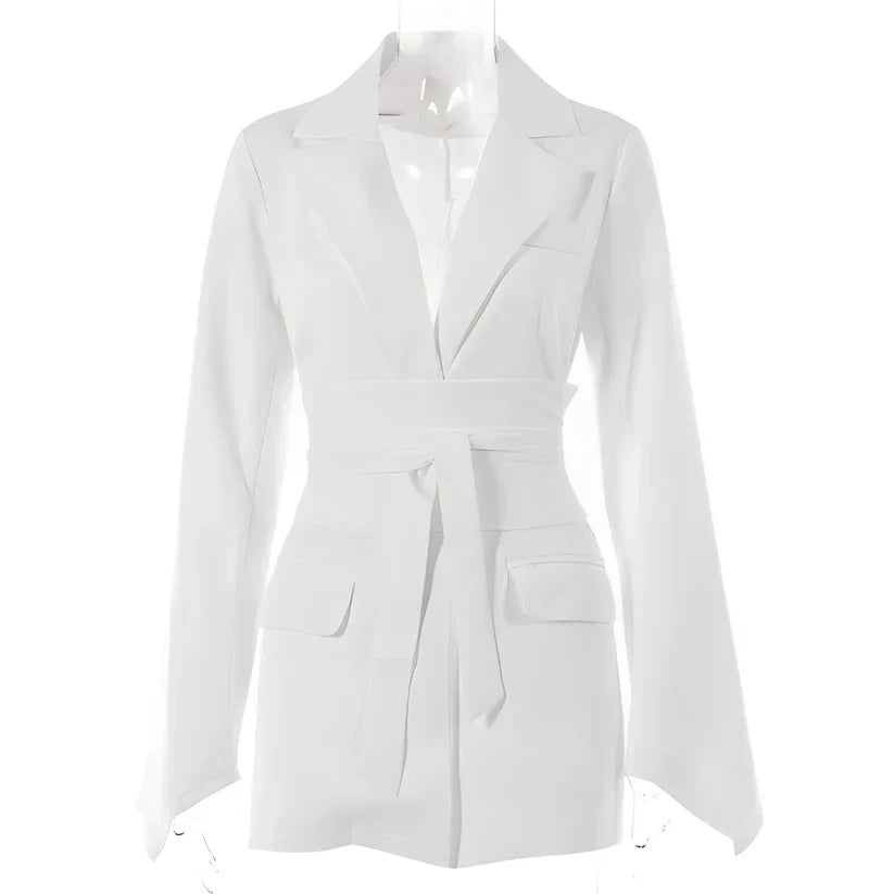 Ravikna - eleganter blazer mit gürtel