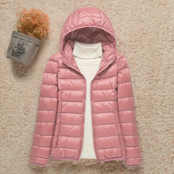 Wasserdichte und ultraleichte winterjacke für damen