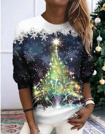 Aira – elegantes weihnachts-sweatshirt