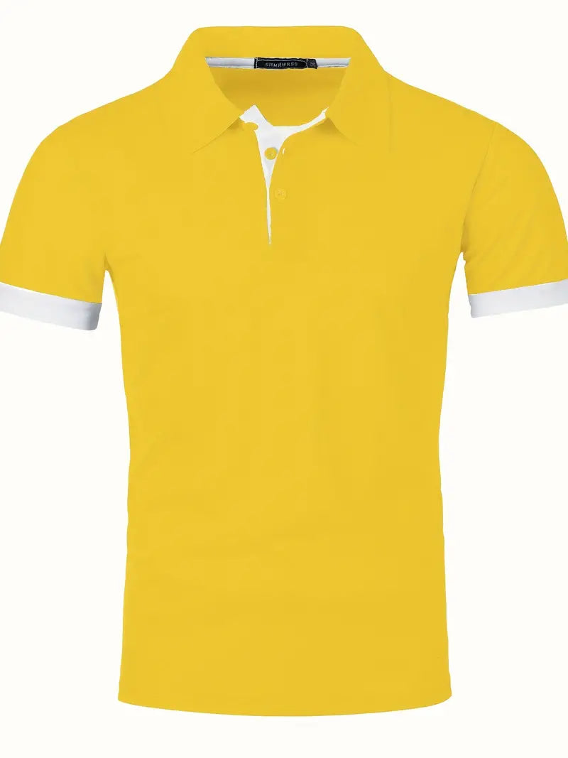 William – lässiges colorblock-shirt für herren