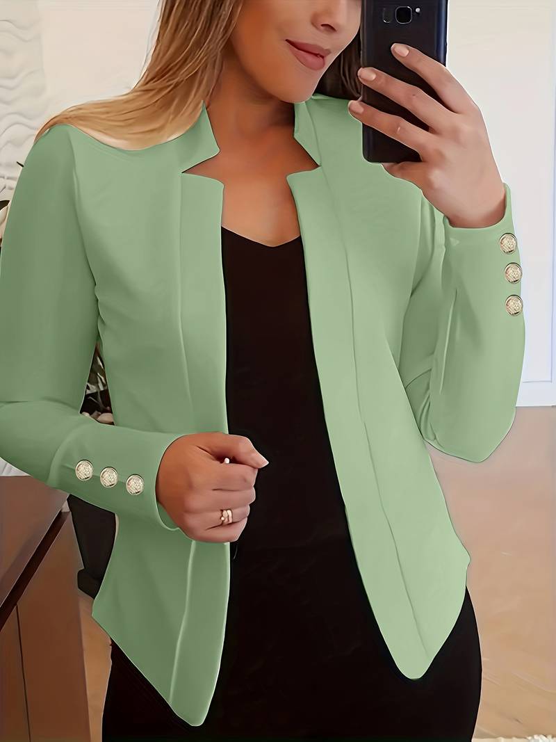 Emma – lässiger langarm-knopfblazer