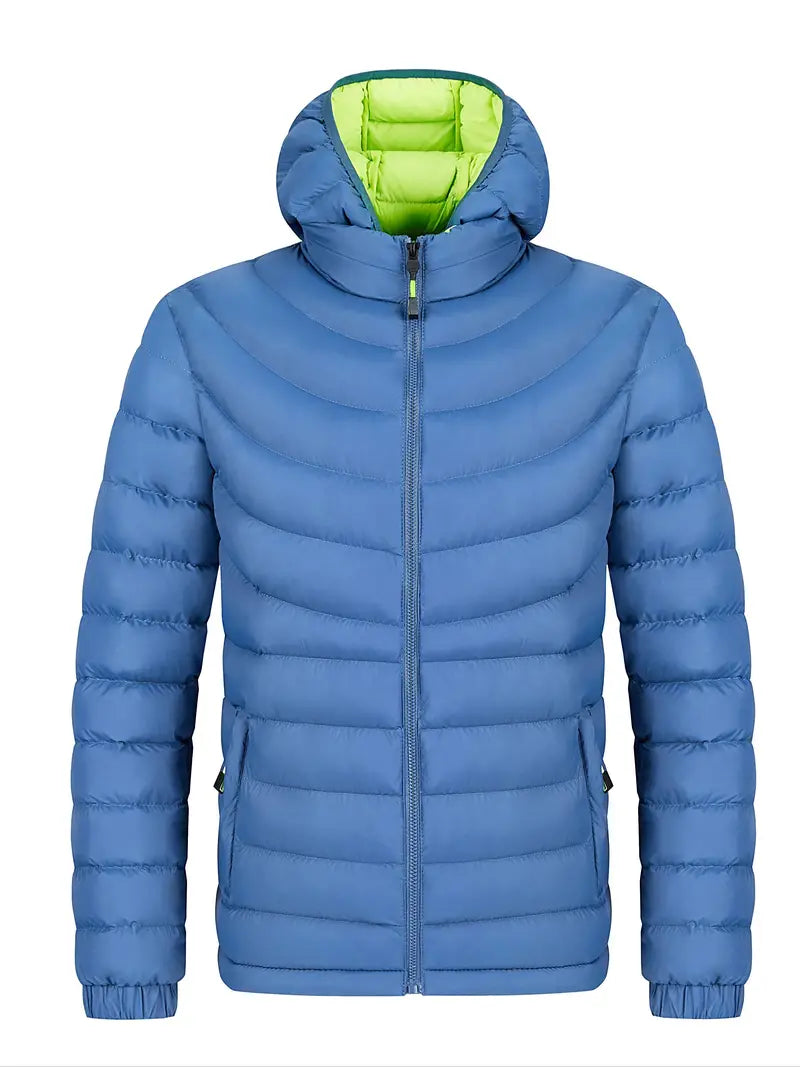 Tom – gefütterte herrenjacke mit stehkragen für herbst und winter