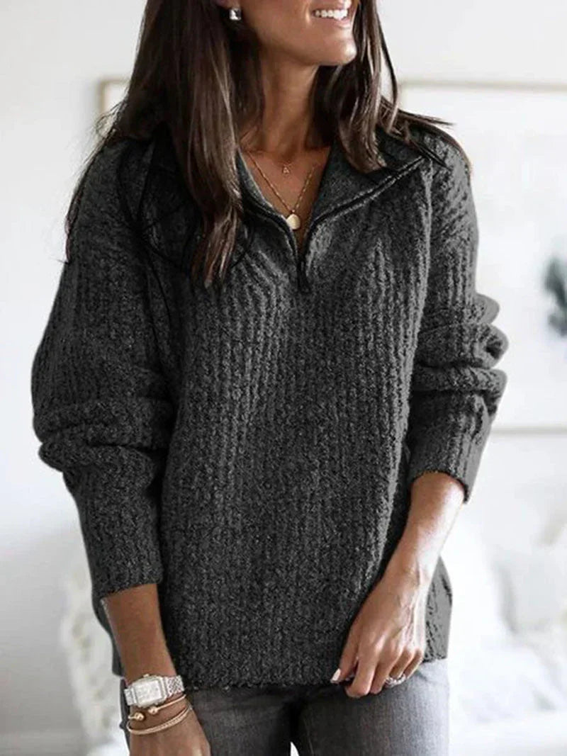 Sasha - eleganter strickpullover für damen