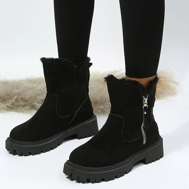 Furboots - superwarme winterstiefel für frauen