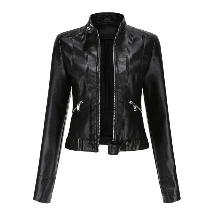 Mandy - elegante lederjacke