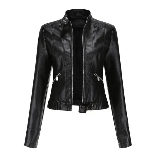 Mandy - elegante lederjacke