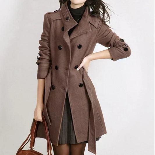 Lilyana – eleganter trenchcoat für damen