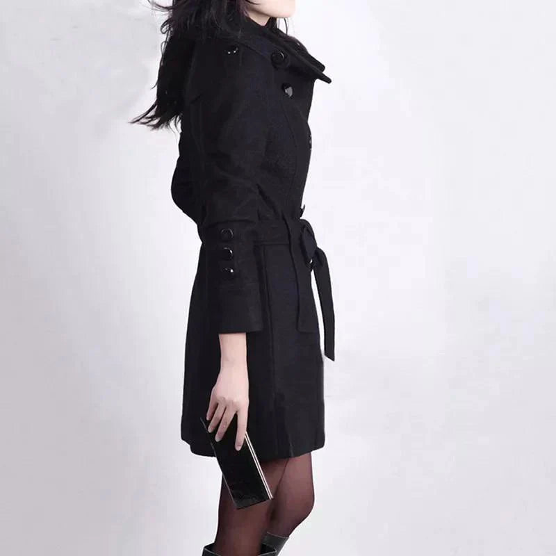 Lilyana – eleganter trenchcoat für damen