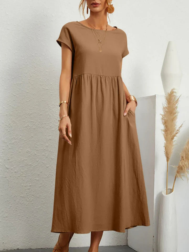 Renee - kurzärmeliges vintage-sommerkleid