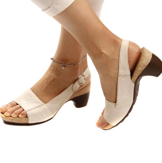 Komfy heel  - elegante sandale mit extrem stabilem halt trotz absatz