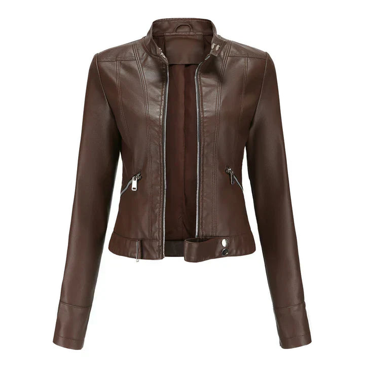 Mandy - elegante lederjacke