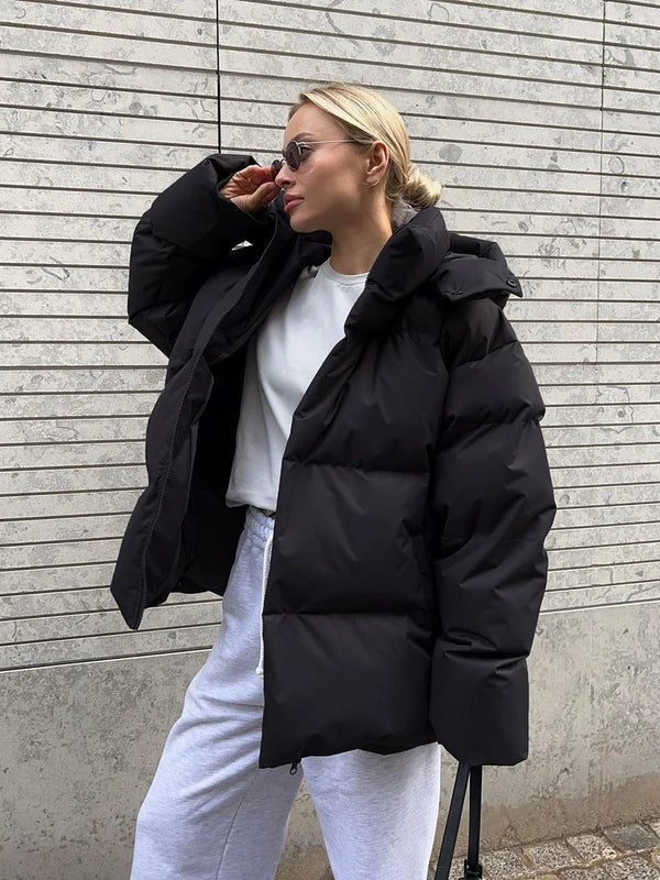 Mollie - stilvolle, lässige damen-pufferjacke