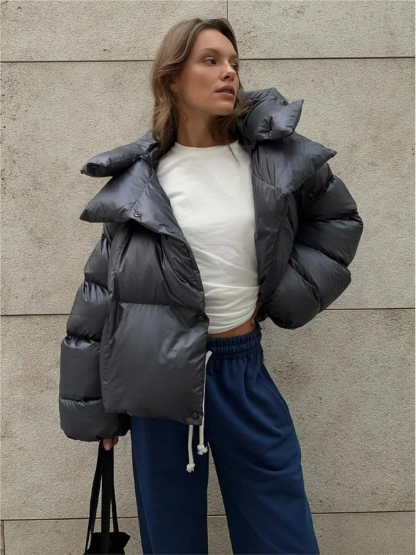 Mollie - stilvolle, lässige damen-pufferjacke